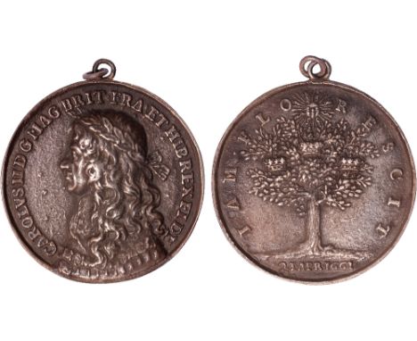 British Medals, Charles II, Coronation 1661, the ‘IAM FLORESCIT’ medal, cast silver, by Thomas Simon, laureate bust l., weari