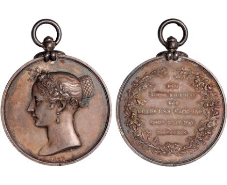 British Medals, Victoria, Accession 1837, white metal trial striking of medal, by William Wyon (after R. J. Lane), published 