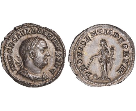 Ancient Coins, Roman, Balbinus (AD.238), silver denarius, IMP C D CAEL BALBINVS AVG, laur., dr. and cuir. bust facing r., rev