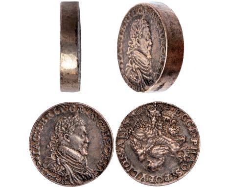 British Medals, James I, Coronation 1603, a piedfort striking of the official silver medal, probably by Charles Anthony, laur