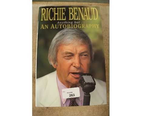 Benaud [Richie] - Anything But an Autobiography, signed first edition, 1998, hardback with dustwrapper