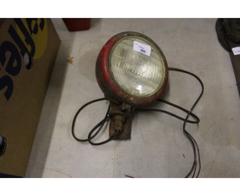 Vintage Massey Ferguson tractor spot light