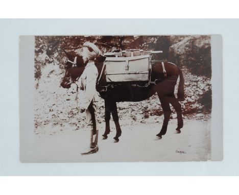 Postcards,   British Army in India - P2, RP including Mountain Battery, by Dasjee (7), mounted and marching troops (8), other