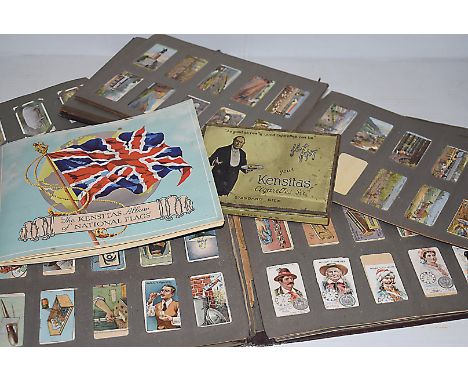 Edwardian and later Cigarette and Trade cards,  various cards some held in albums, including Wills Allied Army Leaders (Set) 