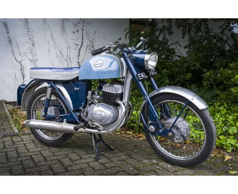 Greeves 25 DC Motorcycle, A Greeves 25DC Mk II East Coaster model, 1 of only 137 produced, first registered in 1965; powered 