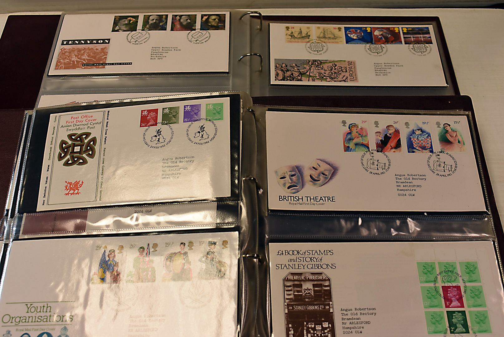 A collection of British First Day covers, in three folders and some loose