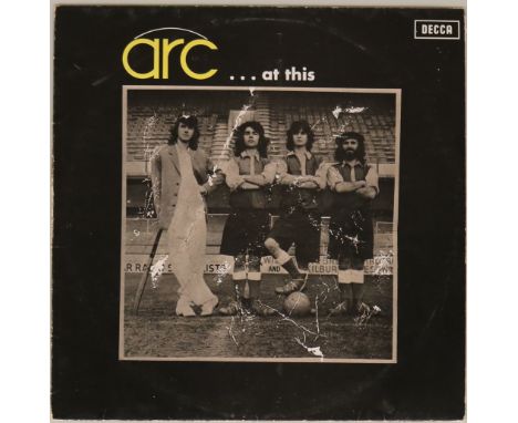 ARC - AT THIS - UK TEST PRESSING LP - Unlikely to see again UK test pressing of the hard hitting 1971 album (released with or