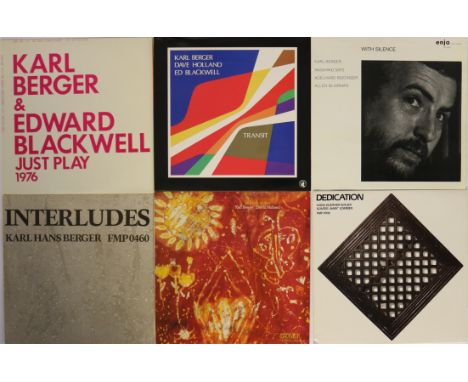 GERMAN (ARTISTS) - CONTEMPORARY JAZZ - How about these 10 fantastic LPs! Artists/titles are Karl Berger (x5) - with Edward Bl