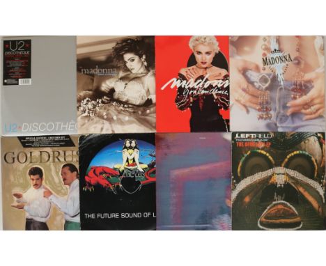 80s/90s ROCK & POP - Cool collection of around 200 x 12" with some LPs. Artists/titles include U2 - Discotheque (3 x 12" set)