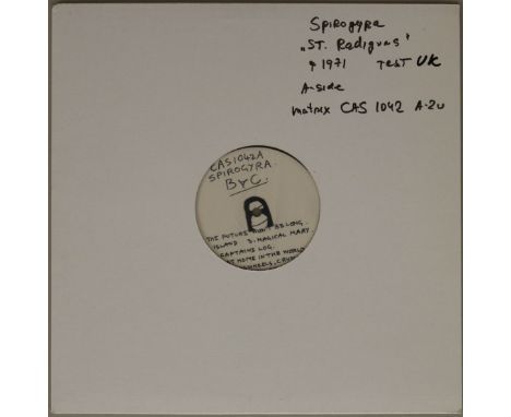 SPIROGYRA - ST. RADIGUNDS - UK TEST PRESSING (SIDE 1) - A single sided test pressing containing the first side of the magical