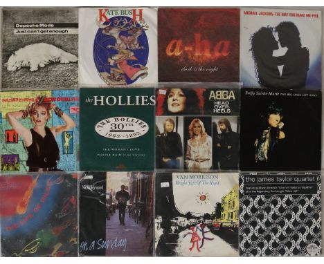 7" POP - Cracking large collection of around 175 x 45s. Artists include U2, Mary Hopkin, Yellow Dog, Nina Simone, Men, Debbie