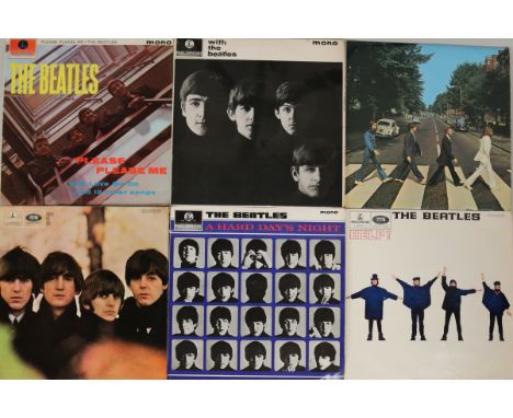 BEATLES - LPs/7" - EARLY UK PRESSINGS - Fab collection of 9 x LPs (with 8 studio albums) and 10 x 7". LPs are Please Please M