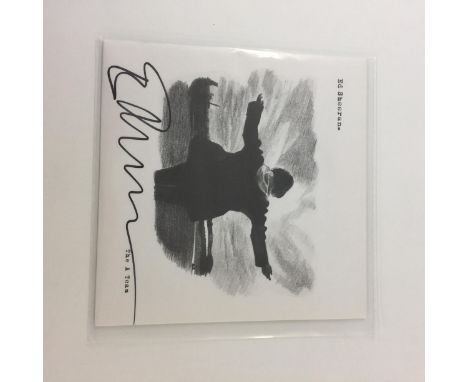 ED SHEERAN SIGNED RECORD SLEEVE - A 7" copy of Ed Sheeran's 'The A Team' single on Atlantic. The sleeve is signed on the fron