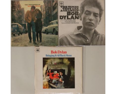 BOB DYLAN - 1ST UK PRESSING LPs - 3 of Dylan's best (in this writers opinion) 60s LPs, and here we have the original UK press