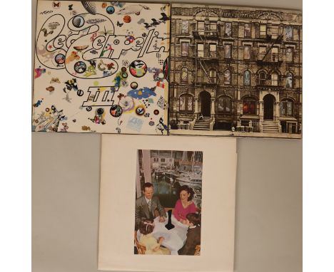 LED ZEPPELIN - 1ST UK PRESSING LPs - Excellent trio of original UK pressing LPs. Titles are III (2401002 with Peter Grant cre
