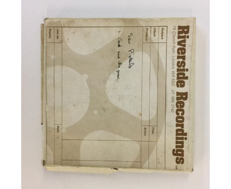 SEX PISTOLS GOD SAVE THE QUEEN / NO FEELING ROUGH MIX RECORDING REEL 2 REEL TAPE - incredible piece of Sex Pistols history fo