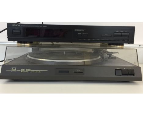 DUAL CS 515/DENON - A Dual CS515 belt driven turntable. Includes stylus. Also to include a Denon TU 260L amplifier.