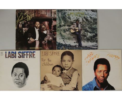 LABI SIFFRE - This writer is overjoyed to finally cataloguing a collection of 5 x LPs featuring the far too often overlooked 