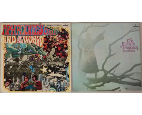APHRODITE'S CHILD/J.D. BLACKFOOT- Sublime pack of 2 x original UK Mercury LPs. Titles are Aphrodite's Child - End Of The Worl