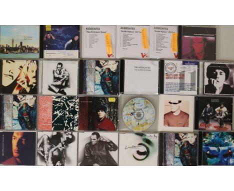 THE ASSOCIATES CDs and CASSETTES - collection to include 27 x CDs and 23 cassettes with numerous promo CDS and demo/live cass