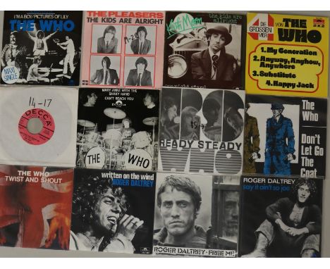 THE WHO & RELATED - EPs/7"- Killer pack of 23 x EPs and (largely) picture sleeve sevens including promotional and overseas re