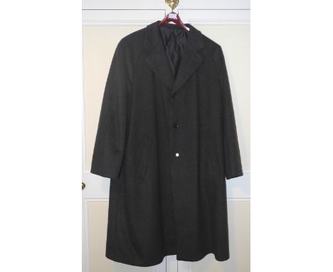 A Christian Dior gentleman's wool grey overcoat 