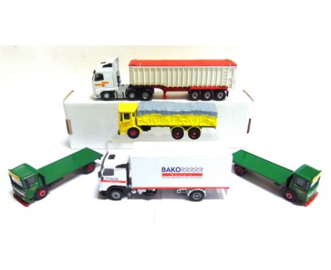 FIVE 1/50 SCALE CODE 3 GRANDAD'S WORKSHOP DIECAST MODEL COMMERCIAL VEHICLES  comprising those of Taunton Cider (x2); S. &amp;