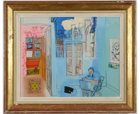 RAOUL DUFY, ‘L’Atelier’, lithograph in colours, signed in the plate, Pierre Levy edition 1969 - edition 1000, 57cm x 46cm.
