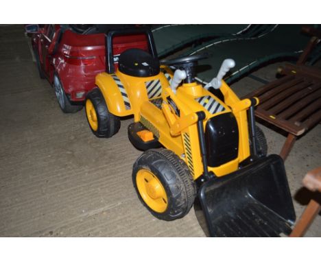 A child's toy tractor