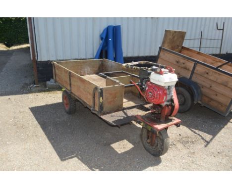 A Honda engine powered trolley