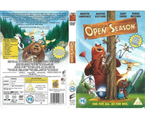 Open Season DVD sleeve signed by cast member Debra Messing. Open Season is a 2006 American computer animated comedy film dire