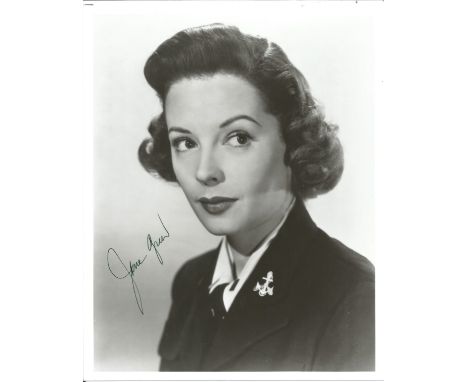 Jane Greer signed 10x8 black and white photo. September 9, 1924 – August 24, 2001) was an American film and television actres
