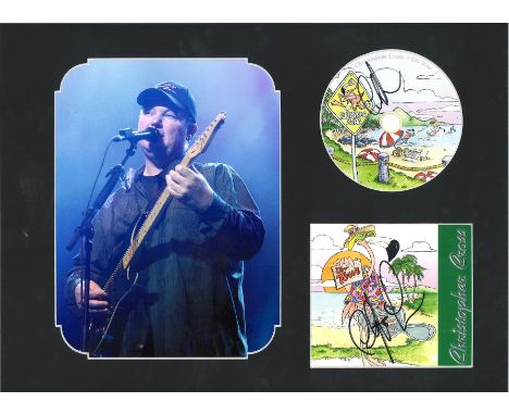 Christopher Cross 12x16 signature piece includes colour photo, signed compact picture disc and signed disc sleeve all mounted