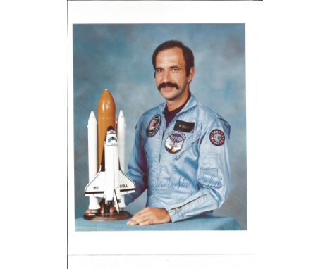 Wubbo Ockels signed 12x8 colour photo. (28 March 1946 – 18 May 2014) was a Dutch physicist and an astronaut of the European S