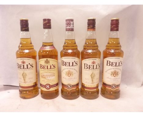Five bottle of Bell's Blended Scotch Whisky, 70cl. (5)