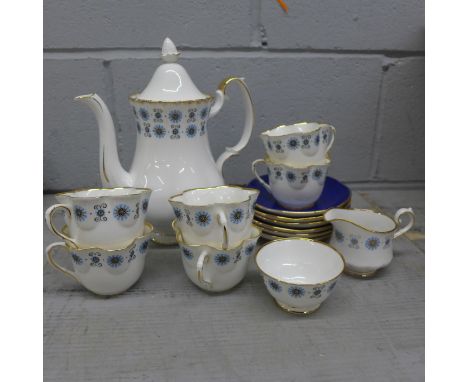 A H &amp; M Royal Sutherland six setting tea set with teapot, cream and sugar **PLEASE NOTE THIS LOT IS NOT ELIGIBLE FOR POST