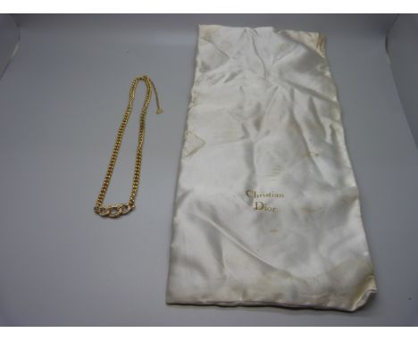 A vintage Christian Dior necklace 