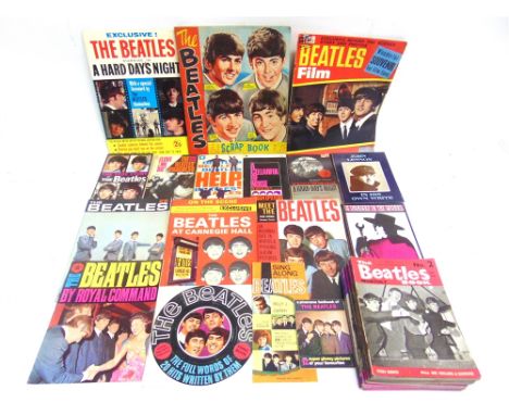 THE BEATLES - A COLLECTION OF BOOKS, MAGAZINES &amp; EPHEMERA  comprising The Beatles Monthly, Nos 2-17 &amp; 19-31 inclusive