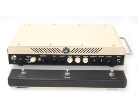 Yamaha THR100H guitar amplifier, with original foot switch and manual