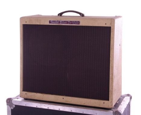 Bernie Marsden &amp; Bob Johnson (Steeleye Span) - 1995 Fender Blues-Deville '212' guitar amplifier, made in USA, ser. no. T-
