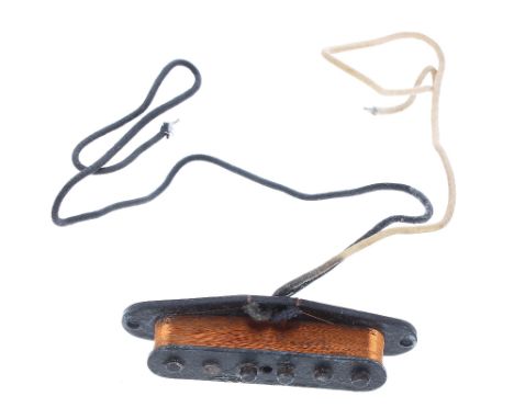 Early 1960s Fender Stratocaster Black Bottom pickup, rewound by Mojo Pickups to '60s spec