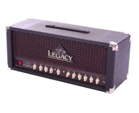 Bernie Marsden - Carvin Steve Vai Signature Legacy 100 guitar amplifier head unit, made in USA. ser. no. OA59590, within orig