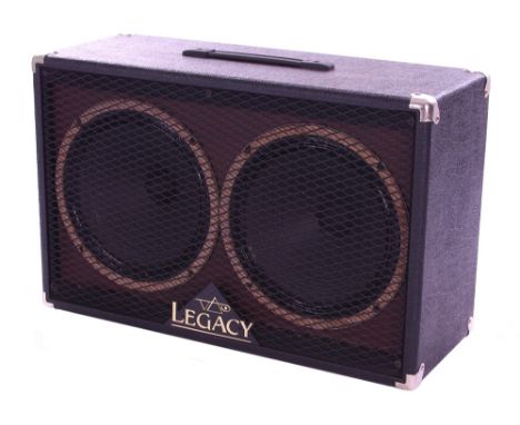 Bernie Marsden - Carvin Steve Vai Signature Legacy 2 x 12 guitar amplifier speaker cabinet, within original box inscribed 'Be