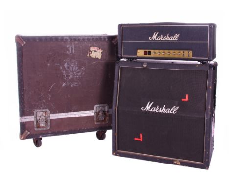 Bernie Marsden &amp; Whitesnake - Bernie Marsden's number 1 Marshall half stack, including a 1977 Marshall JMP model 1959 Sup