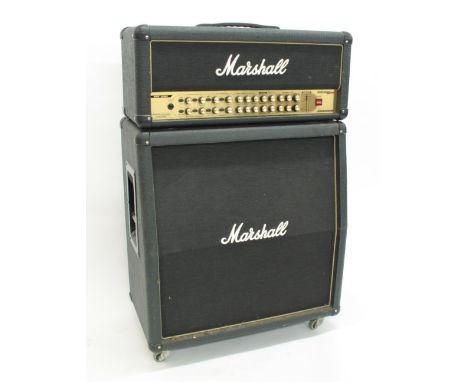 2001 Marshall Valvestate 2000 AVT150H guitar amplifier head, with an AVT412 4 x 12 speaker cabinet