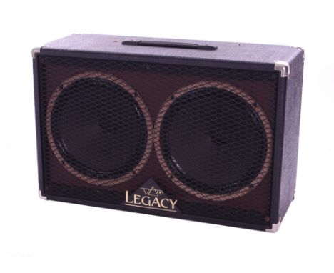 Bernie Marsden - Carvin Steve Vai Signature Legacy 2 x 12 guitar amplifier speaker cabinets, within original box inscribed 'B