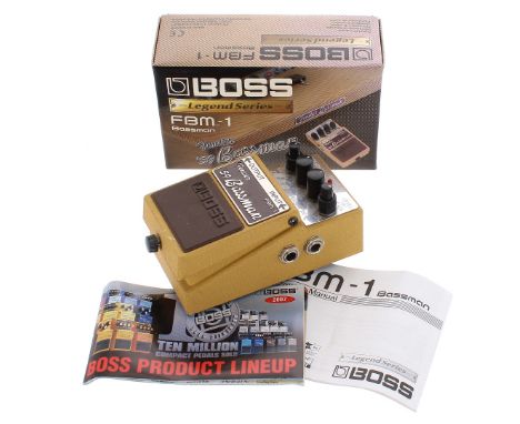 Boss Fender '59 Bassman FBM-1 guitar pedal, boxed