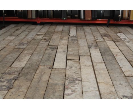 The Beatles - original stage floorboards from Lathom Hall, Seaforth, Liverpool, the venue where The Beatles played their firs