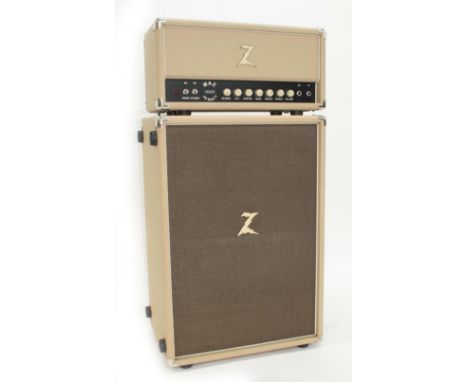 Dr. Z Maz 38-watt Senior guitar amplifier, made in USA, ser. no. R.5897, with a matching 2 x 12 Dr. Z 8 ohm speaker cabinet a