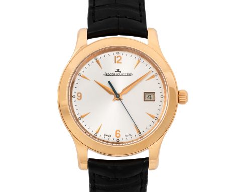 JAEGER LECOULTRE Master Control 174.2.37S Herrenuhr. Roségold 18K mit Saphierhlasboden. Automatik-Werk Kal. 899 mit sehr gute